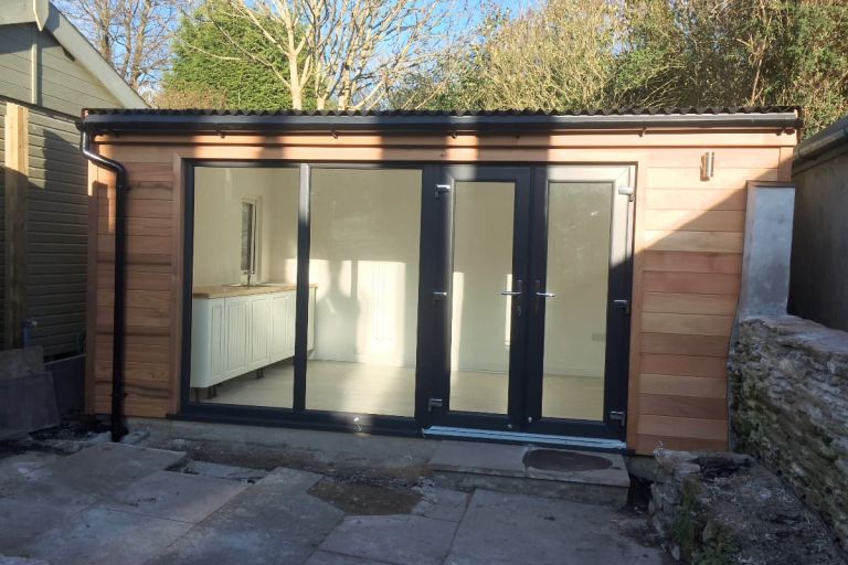 Garden Room Artists Studio designed and built by Inside Out Garden Rooms