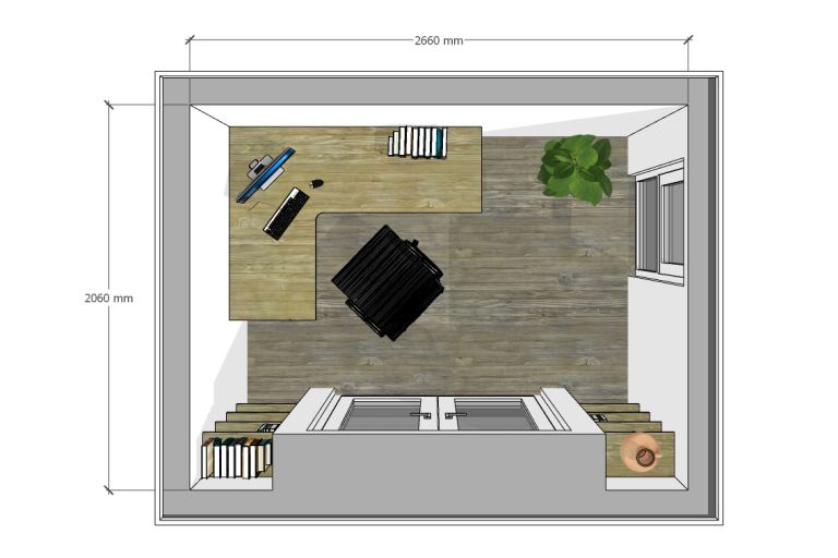 The Tamar – 3m x 2.4m. Plan