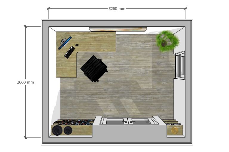 The Tamar – 3.6m x 3m. Plan