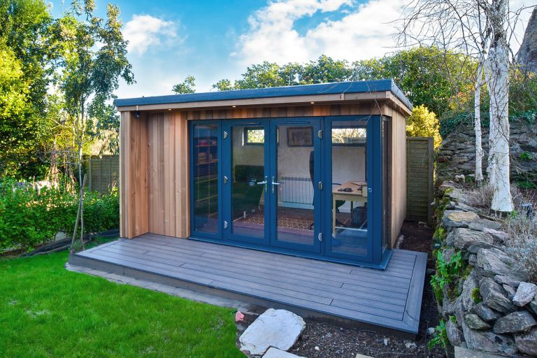 The Taw Garden Room. Used here as a garden office